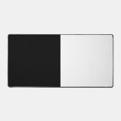 白黒のカスタマイズ可能 デスクマット (正面)