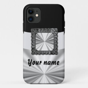 白黒のカスタマイズ可能 iPhone 11 ケース