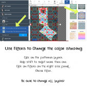 白黒のカスタム母犬の写真 エプロン