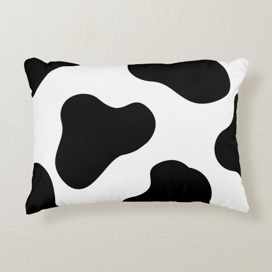 白黒のカラーパターン アクセントクッション (正面)