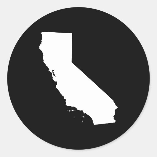 白黒のカリフォルニア ラウンドシール (正面)