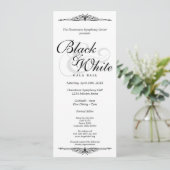 白黒のガラボールダン企業のス長 招待状 (スタンド正面)