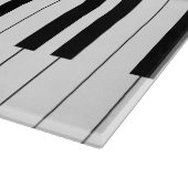 白黒のキーボード カッティングボード (角)