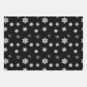 白黒のクリエレガントスモダン ラッピングペーパーシート (正面3)