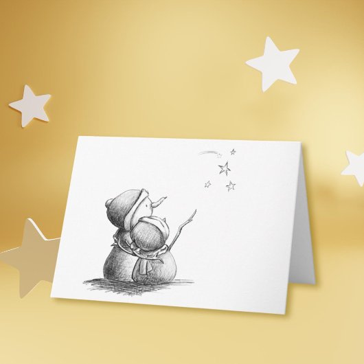 白黒のクリスマス空白のカード シーズンカード