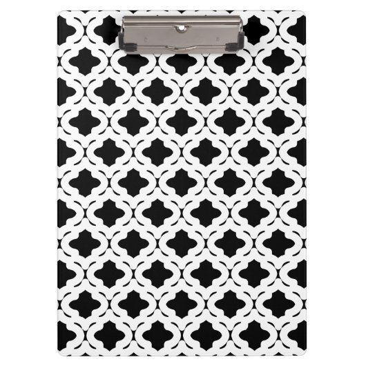 白黒のクリップボード クリップボード (正面)