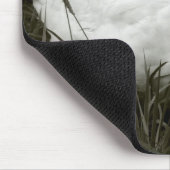 白黒のクレスティー マウスパッド (コーナー)