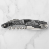 白黒のクロメッド半円 ソムリエナイフ (裏面)