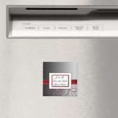 白黒のグラデーション結婚セット マグネット (インサイチュ (食洗機))