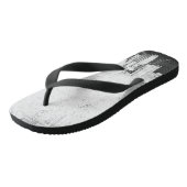 白黒のグランジーな都市背景 ビーチサンダル (アングル)