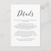 白黒のゲスト情報スクリプト詳細 エンクロージャーカード (正面)