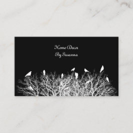 白黒のコントラスト 名刺