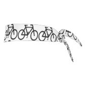 白黒のサイクリングの自転車のスポーツのタイのヘッドバンド タイヘッドバンド (回転90)