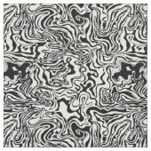 白黒のサイケデリック油をこぼす布 ファブリック (見本)