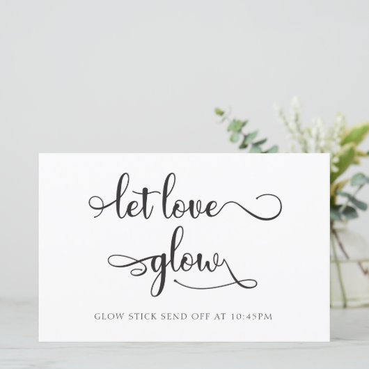 白黒のサイン (スタンド正面)