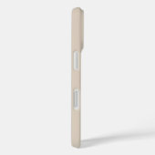 白黒のシグネチャー 名前 モノグラム ベージュ Case-Mate iPhoneケース (裏面 / 右)