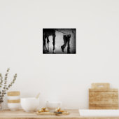 白黒のショーマンシップ ポスター (キッチン)