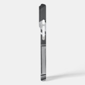白黒のジオメトリックアーキテクチャ – はっきりした モダン Case-Mate iPhoneケース (裏面 / 左)