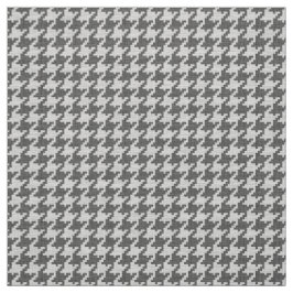 白黒のジオメトリ千鳥格子のパターン ファブリック