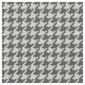 白黒のジオメトリ千鳥格子のパターン ファブリック (クローズアップ)