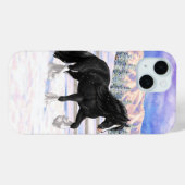 白黒のジプシー·バンナー·ティンカー·ホ荷車を引くース Case-Mate iPhoneケース (裏面 (横))