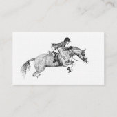 白黒のジャマーホース 名刺 (裏面)