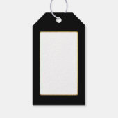 白黒のジャングル ギフトタグ (裏面)