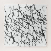 白黒のスクラッチ – 1 ジグソーパズル (横)