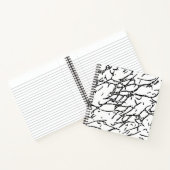 白黒のスクラッチ – 1 ノートブック (内部)