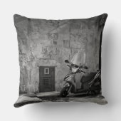 白黒のスクーター クッション (裏面)