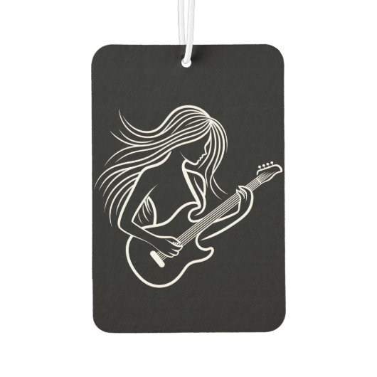 白黒のステッキのフィギュア遊ズ カーエアーフレッシュナー (裏面)