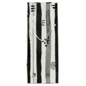 白黒のストライプたち ワインギフトバッグ (裏面)