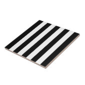 白黒のストライプパターンストライプの、線 タイル (側面)