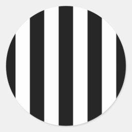 白黒のストライプパターンストライプの、線 ラウンドシール