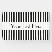 白黒のストライプパターンストライプの、線 横断幕 (横)