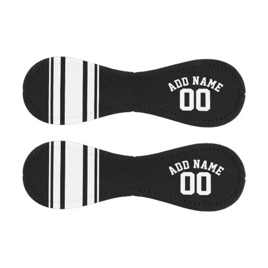 白黒のストライプ名前をカスタムすると数字 野球ボール (パネル)