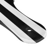 白黒のストライプ カッティングボード (角)