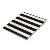 白黒のストライプ タイル (側面)