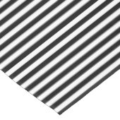 白黒のストライプ テーブルクロス (アングル)