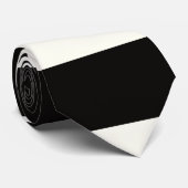 白黒のストライプ ネクタイ (ロール)