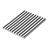 白黒のストライプ ノートパッド (回転)