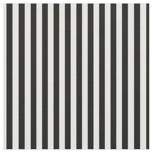 白黒のストライプ ファブリック (クローズアップ)
