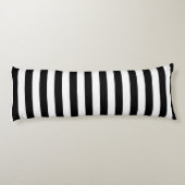 白黒のストライプ ボディピロー (裏面)