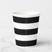 白黒のストライプ 紙コップ (右)