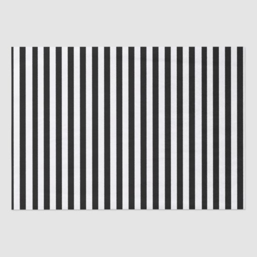 白黒のストライプ 薄葉紙 (正面)