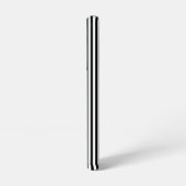 白黒のストライプ SAMSUNG GALAXYケース (左側面)