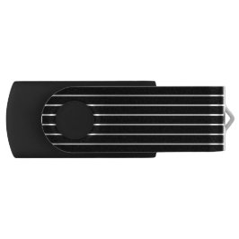 白黒のストライプ USBフラッシュドライブ