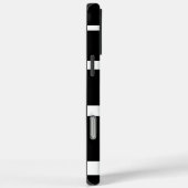 白黒のストライプiPhoneケース Case-Mate iPhoneケース (裏面 / 右)