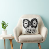 白黒のソファ枕を見る クッション (椅子)