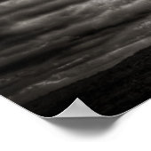 白黒のタイムレスツリーポスター ポスター (角)